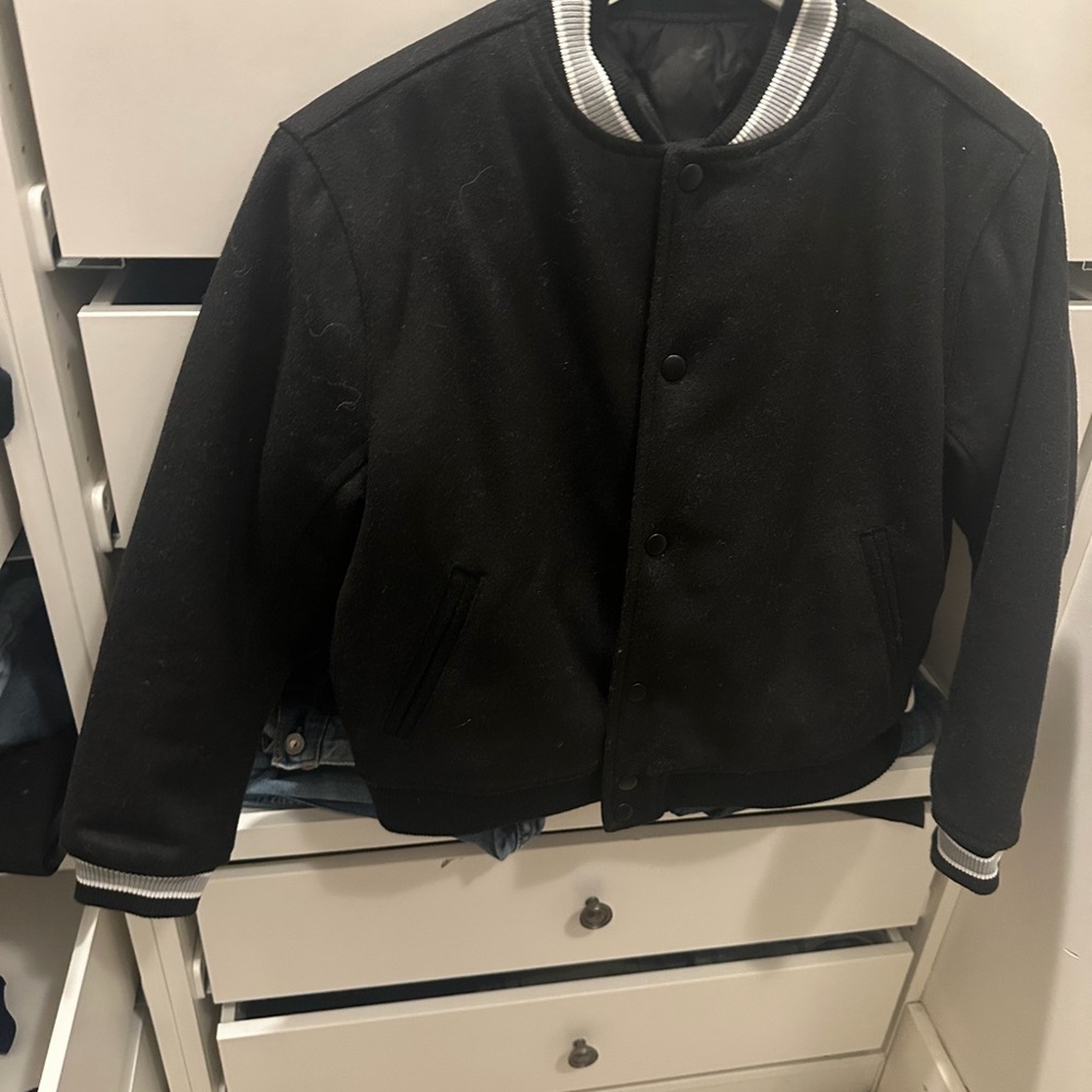 SOLD Bomber Jacket Wool blend - Picture 2 of 3